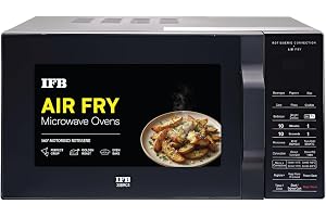 IFB 30L Air Fry Convection Microwave Oven with 360 Degree Motorized Rotisserie, 125 Auto Cook Menus (30BRC4, Black, Auto Defrost, Grill Mode, Combi-Cook Modes, 10 Power Levels)