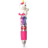 Legami - Mini t&uuml;kenmez kalem, 4 renk, Mini Magic Rainbow, 2,3 x 10 cm, m&uuml;rekkep 4 renk, yeşil, a&ccedil;ık mavi, mor, pembe, u&ccedil; 1 mm