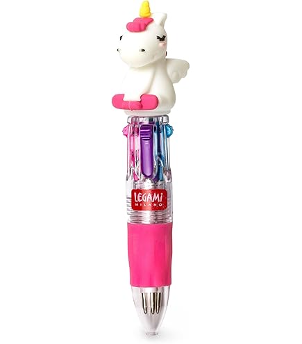 Rainbow Writer - Stylo Multicouleur Lémur Catta De Deluxbase. Stylo 8 En 1 Rétractable, Cool Pour Les Enfants, Idéal Pour La Rentrée