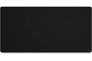 GLORIOUS Gaming Tapis de Souris en Tissu (XXL Extended) - Bords Cousus, Surface Lisse pour Vitesse et contrôle, Base Anti-dérapante, Lavable en Machine, XL (910 x 460 x 3 mm) - Furtif Noir