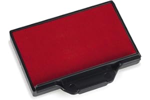 OFFICE DEPOT 3 Cassettes d'encre 6/56 Rouges pour Tampons Trodat Professional Line 5117, 5204, 5206, 5460, 5460L, 5465, 5558, 55510, 5466PL