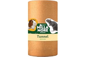 MILLAMORE - Jouet pour Animaux - Tunnel en Carton - Taille M - Animaux Taille Moyenne (Souris, Hamster)