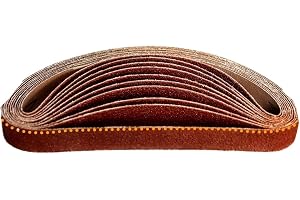 Slipband, Sanding Belt 520x20mm P40-1000 Grit 10 Pcs(10pcs 1000 Grit)