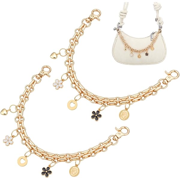 Carufin Catena a forma di U per scarpe con nappe a croce in argento Accessori per piedi Scarpe casual Stivali Gioielli per donne e ragazze