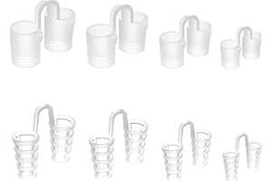 FITN BEAU 8pcs Silicone Nose Vents Anti Snoring Device Mute Nasal Dilator Nose Vents Snoring Aids Snoring Solutions Anti Snoring Stopper Nose Vents Nasal Dilators Snore
