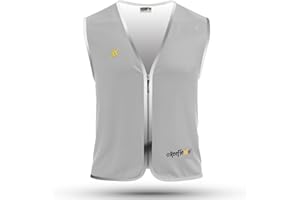 ‎REEFLEXX REEFLEXX Herren-Fahrradweste - Stylische Warnweste mit auffälligen Farben/Mustern und starken Reflektoren - Erhöhte Sichtbarkeit im Straßenverkehr.