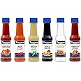 Tanzima Tomato Ketchup, Red Chilli Sauce, Green Chilli Sauce, SOYA Sauce, Synthetic Vinegar and Tomato Snack Chutney, Combo Pack of 6 (Each 200g)