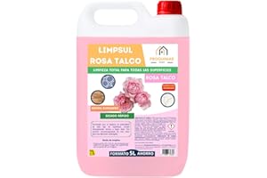 PROQUIMAR Fregasuelos Rosa Talco 5L – Limpieza Profesional con Perfume Duradero | Brillo y Frescor para Todo Tipo de Suelos (1)