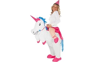 MORPHSUITS Morph Costume Gonfiabile Unicorno,Vestito Gonfiabile Adulto Uomo Donna Laurea
