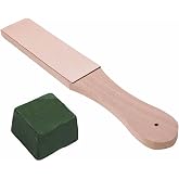TUKNN Sharpening and Polishing Kit with Green Double Sided Cloth, Knife Sharpener