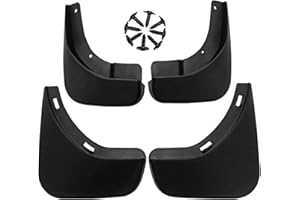 KMQRDZI 4 Pcs Car Mud Flaps for Skoda Octavia 2009-2013, Splashproof Front Rear Car Fenders, No Drilling Auto Splash Guards, Decorative Wheel Protection Baffle Accessories Easy Installation (09-13)