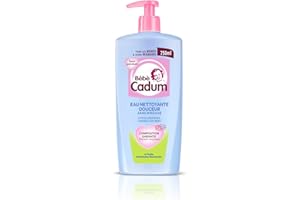 Bébé Cadum Eau Nettoyante Douceur à l'Huile d'Amandes Douces Bio 750 ml