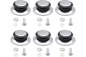 STOUCLA Lot de 6 boutons universels pour couvercle de casserole - Isolation thermique - Longue durée de vie