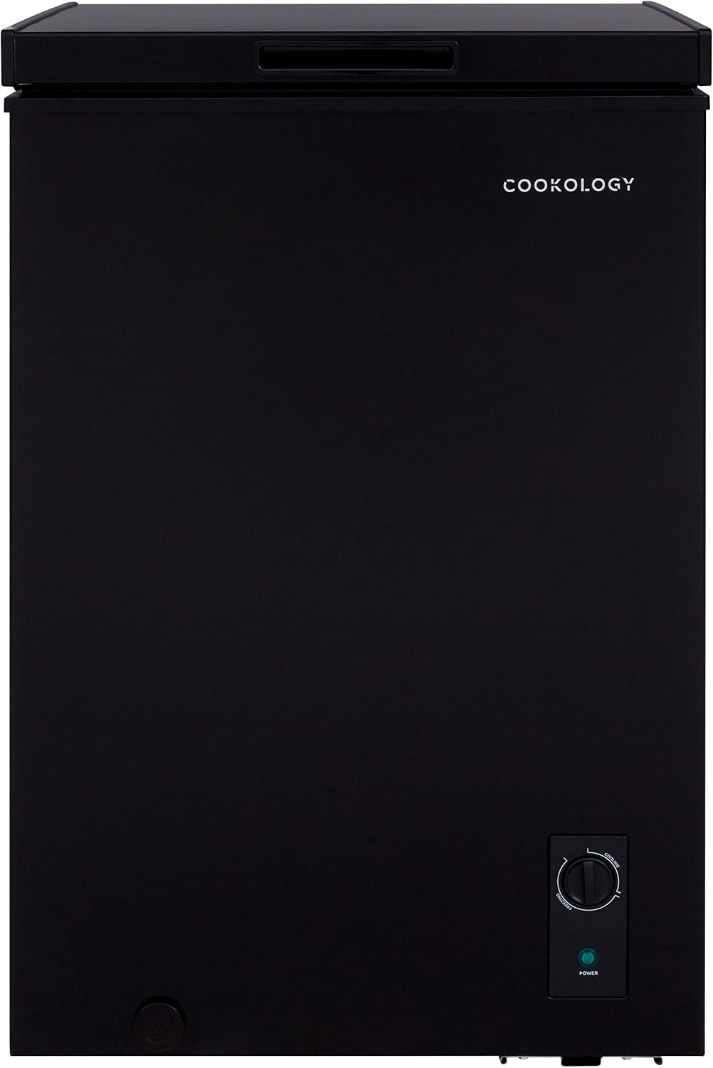 Cookology CCFZ99BK Freestanding Chest Freezer in Black - 99 Litre Capacity - For Kitchens, Outbuildings & Garages - Adjustable Feet & Temperature Controls - 4 Star Freezer Rating