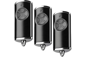 ANBWEHR Garagentor Handsender kompatible Fernbedienung 868.3 BS MHz Garagentoröffner Kompatibel mit HSE-4-868-BS, HSE2-868-BS, HS4-868-BS, HS1-868-BS, HSS4-868-BS, HSP4-868-BS Fernbedienung (Black 3 Stuck)