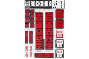 Rockshox Unisex Front Suspension Decal Kit 35mm Oxy My18 Pike/Lyrik/Yari/Domain/Revelation(2018+) Service Spare Part, Black, UK