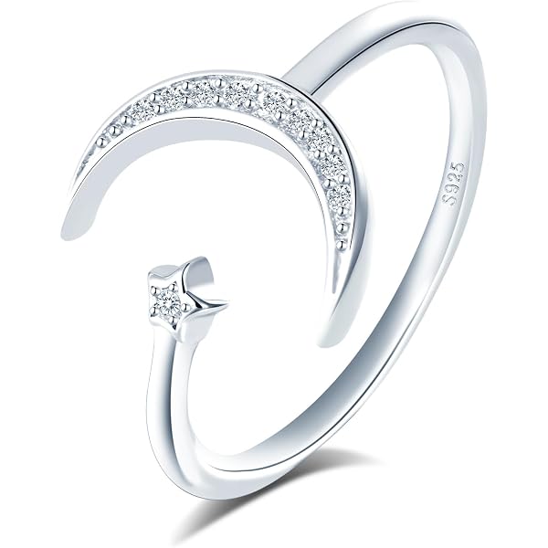 Elegante Anello di Fidanzamento da Donna in Argento 925