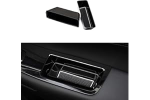 MICROCK Front Door Handle Pocket Organizer Side Storage Box Insert Glove for Ford Edge 2015 2016 2017 2018 2019 2020 2021 2022 2023 2024, 2pcs