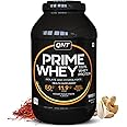 QNT Prime Whey Protein Powder | Kesar Kaju Pista, 2 Kg | Triple Blend of Whey Isolate, Concentrate & Hydrolysate | 25g Protein, 5.9g BCAA per Scoop | Best Whey Protein Powder for Men & Women
