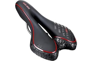 DN DENNOV Selle de vélo, Selle de vélo en Gel, Selle de vélo Confortable et Ergonomique pour vélo de Course/MTB/Course/la Plupart des vélos avec Outil de Montage