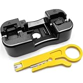 Greluma Keystone Jack Punch Holder and Small Plastic Punching Tool with Wire Stripper