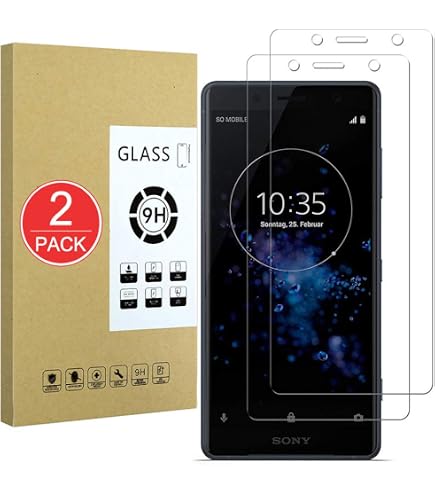Protection écran Verre Trempé 3D Incurvé Pour Sony Xperia XZ2 Compact - Cadre Noir, Haute Transparence