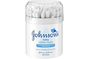 JOHNSON & JOHNSON Johnson and Johnson Baby Cotton Buds 0.053 g (Pack of 100)