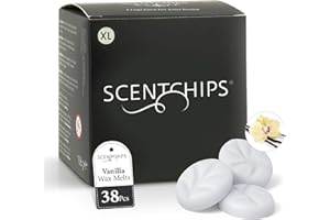 ‎SCENTCHIPS Scentchips® Duftwachs Nature Scents (XL-Stücke-38, Vanille) – Aromatische Wax Melts für Duftlampe & Raumduft – Entspannende