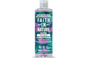 Faith in Nature Bagnodoccia Naturale alla Lavanda & Geranio, Addolcente, Vegano e Non Testato su Animali, Senza SLS e Parabeni, 400 ml