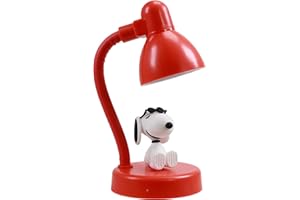 Blue Sky Studios Snoopy Mini Lamp – USB Desk Light – Cute Peanuts Collectible Figurine – Rechargeable Night Lamp – Official Licensed Gift