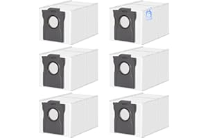 PeakLife 6 Sacchetti per Dreame L10s Ultra Gen 2, L40 Ultra AE, X40/X50 Ultra Complete, L40s Pro Ultra, Aqua10 Ultra, Ricambi per MOVA E30/E40 Ultra, Accessori per Robot Aspirapolvere (3,2L)