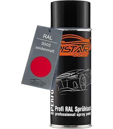 TRISTARcolor RAL 3004 Purpurrot Spraydose – 400 Ml, Matt, Schnelltrocknend, Made In Germany