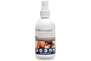 MANNA PRO Microcyn AH Wound & Skin Care, Cuidado de la Piel y Las heridas para Mascotas - 227ml