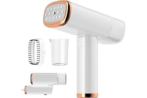 ZStarlite Défroisseur Vapeur, Mini fer à repasser Portable, 30s Chauffage Rapide, 1000W, 120ml, Voyage Vapeur Steamer avec Brosse et Tasse de Mesure - Parfait pour la Maison, Le Bureau ET Les Voyages