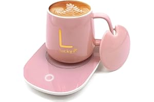 NIC IS COCNG Chauffe Tasse Usb,chauffe Lait,chauffe Tasse à Café 55 degrés de température constante Interrupteur Automatique De Capteur De Gravité Pour Thé, Café, Lait,chauffe-café Pour Maison Ou Bureau