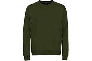 Niscioma Felpa Girocollo in Morbido Cotone - Maglione Casual da Uomo con Tasche Frontali - Abbigliamento Comodo e alla Moda per l'inverno - Disponibile in Diverse Taglie e Colori Trendy