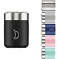 Chilly's Food Pot - Leak-Proof, Premium Stainless Steel Reusable Food Container - Double-Walled Insulated for Hot or Cold Lunch Storage - Black - 300ml