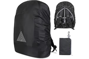 CEMGYIUK Housse Sac à Dos Imperméable Réfléchissante15-75L,Housse de sac à dos anti-pluie, Anti-Poussière, Anti-Pluie,housse de protection imperméable pour,housse de pluie pour le camping et la randonnée