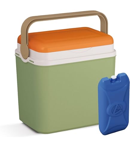 Glacière Isotherme Adriatic 10 L Bleu + 1 Accumulateur De Froid – Camping, Plage, Pique-Nique