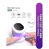 Fontenay Mini Uv Led Işık Uv Led Lamba Tırnak Kurutucu Oje Tırnak Kurutma Makinesi Beyaz