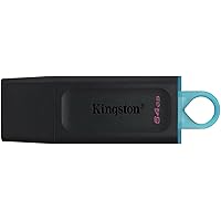 Kingston DataTraveler Exodia DTX/64GB Flash Drive USB 3.2 Gen 1 - con cappuccio protettivo e anello portachiavi in colori mul