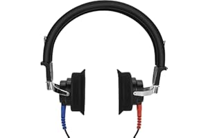 NATUDECO Auriculares con Audiómetro, Probador De Audición Digital, Auriculares con Audiómetro De Alta Sensibilidad para Audiólogos, Prueba De Audición por Conducción De Aire (HB7)