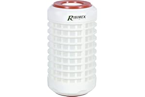RIBIMEX Ribitech 05421 Cartouche Lavable 5 Pouces Anti Boue Blanc