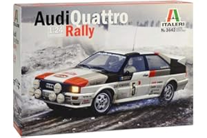 Italeri 3642 Modello in Plastica da Assemblare, Auto, Audi Quattro Rally, Model Kit, Scala 1:24
