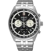 Seiko SSB429 Silver-Black Men's Wristwatch
