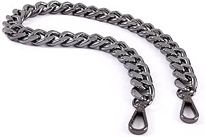 Xiazw Stabil Metall Taschenkette Geldbörsen Riemen Kette Schultergurt Taschengurt Ersatz für Handtaschen 65 cm