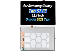 PEHDPVS Bildschirm-Ersatz 2021 12,5 Zoll für Samsung Galaxy Tab S7 FE SM-T730 T733 T736 T738U T735 T737 LCD Display Touchscreen Digitizer Assembly Repair Replacement (Not Fit S7 Plus)
