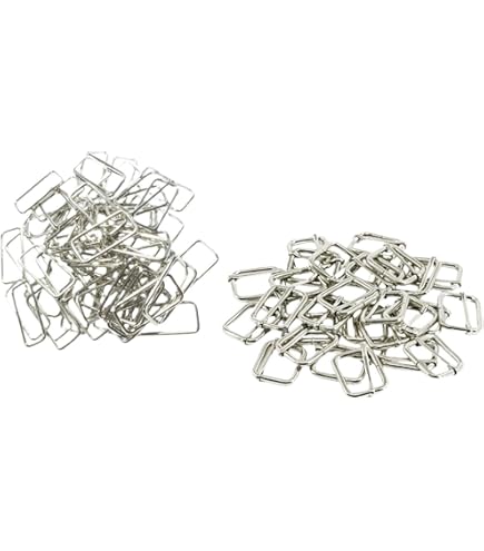 Anneaux De Boucle, Anneaux En Métal Robustes Et Durables Assez De Fer Durable 50 Pièces Pour La Ceinture De Bricolage Pour La Décoration De Sac Pour