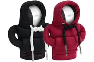 Adiwo Bluza z kapturem z drążkiem zmiany biegów, 3 szt. Osłona gałki zmiany biegów samochodu, kreatywna bluza z kapturem z dźwignią dźwigni zmiany biegów, uniwersalna bluza z kapturem do zmiany