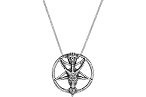 OIDEA Collana Teschio Uomo in Acciaio Inossidabile Pendente a Forma di Cranio/Testa di Pecora Hiphop Punk Regalo Ragazzo Halloween Compleanno Colore Argento